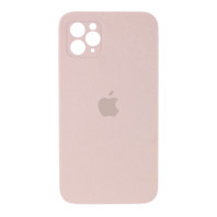 Чехол Silicone Case Full Camera Square для iPhone 11 Pro Max Pink sand